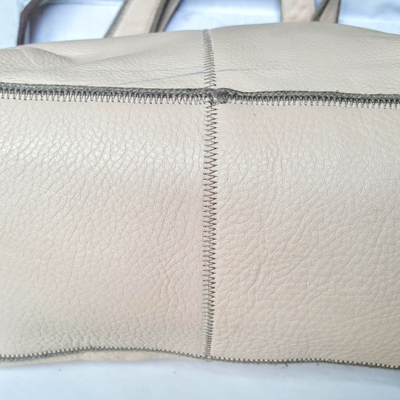 J.Jill French vanilla leather Hobo bag